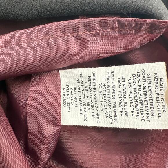 Avec Les Filles Faux Leather Pleated A Line Mini Skirt Burgundy Womens S - Picture 6 of 12